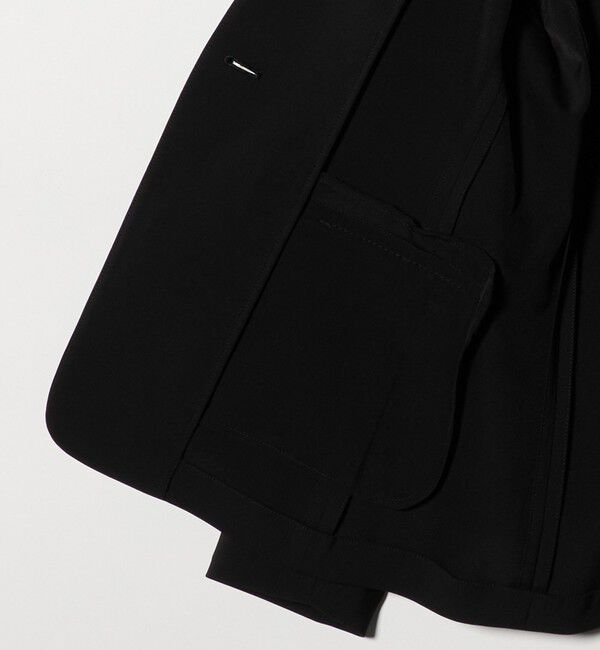 UNITED ARROWS「FEEL CLEAN Vノーカラー ジャケット ‐防シワ ストレッチ UVカット‐」|ノーカラージャケット|