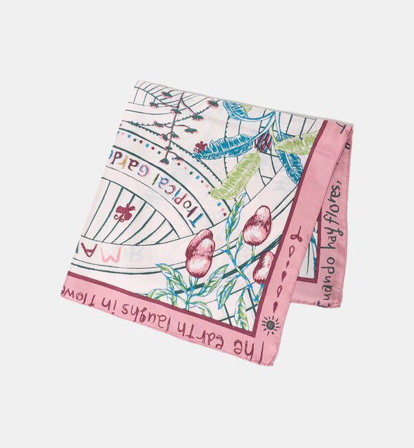UNITED ARROWS「＜manipuri＞SILK 65&times;65 スカーフ 26SS」|バンダナ・スカーフ|