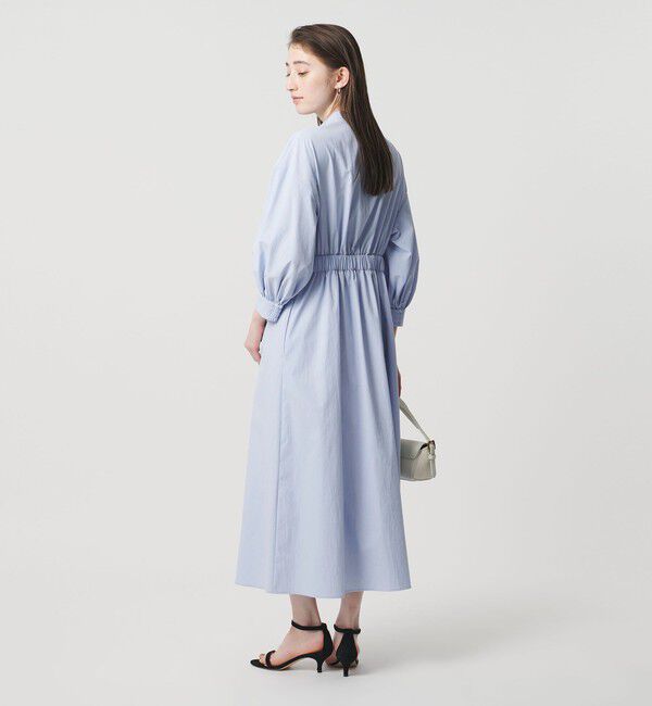 UNITED ARROWS「メロー フリル ワンピース ‐防しわ 吸水速乾 UVカット 遮熱性 接触冷感 ウォッシャブル‐」|ワンピース|