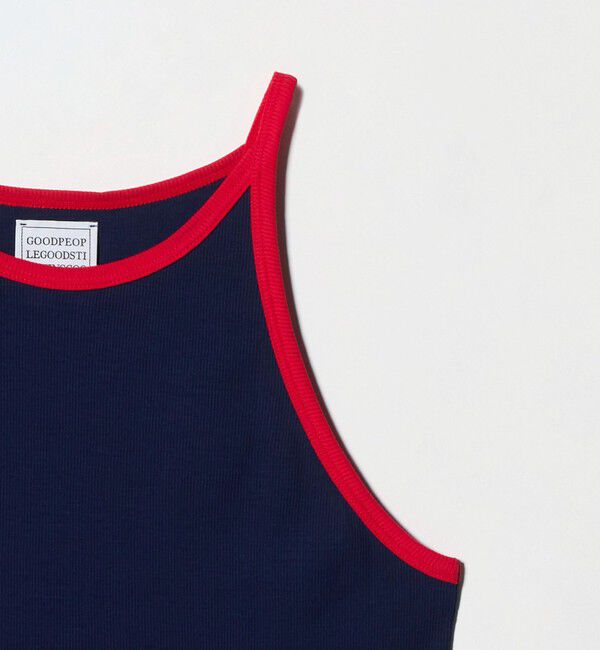 UNITED ARROWS「＜GOOD PEOPLE GOOD STITCHING GOOD PRODUCT＞トリム リブ タンクトップ」|キャミソール|