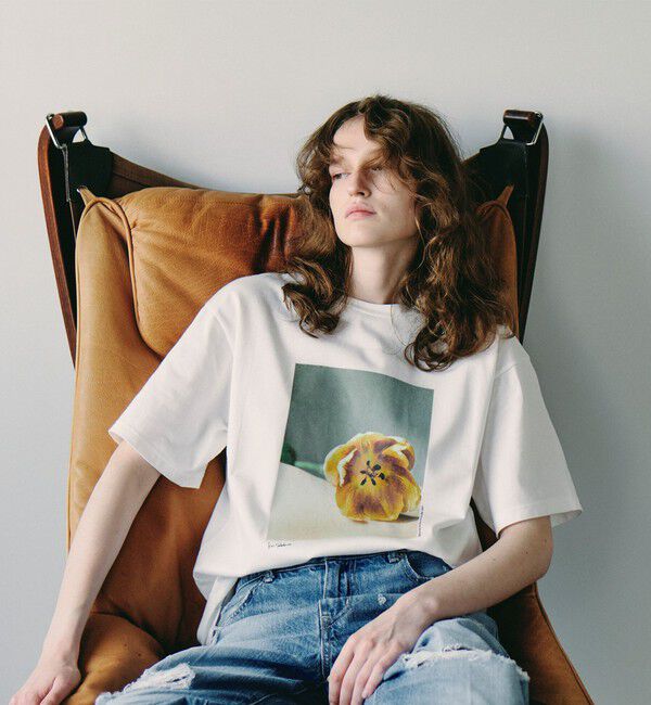AEWEN MATOPH「＜Kei Sakakura for AEWEN MATOPH＞フォトTシャツ Tulip on body」|Tシャツ・カットソー|