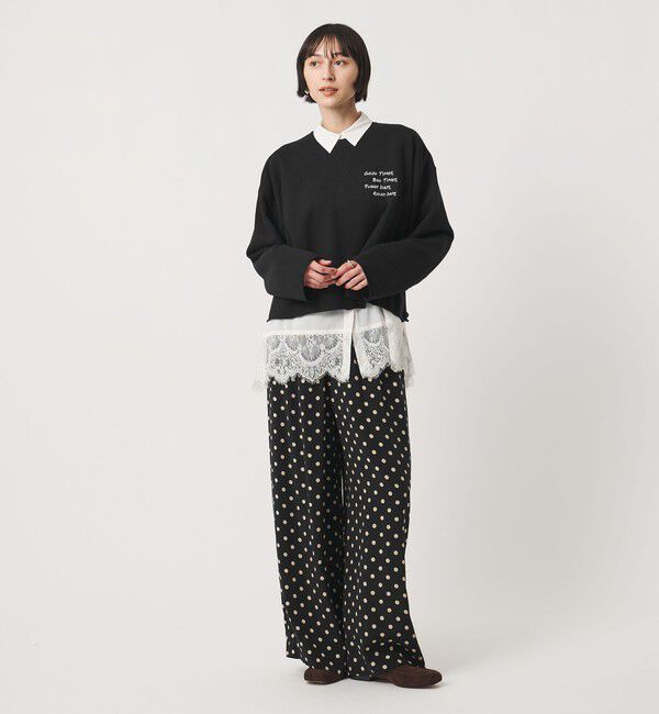 UNITED ARROWS「＜SACRA＞エンブロイダリー スウェット」|スウェット・ジャージ|