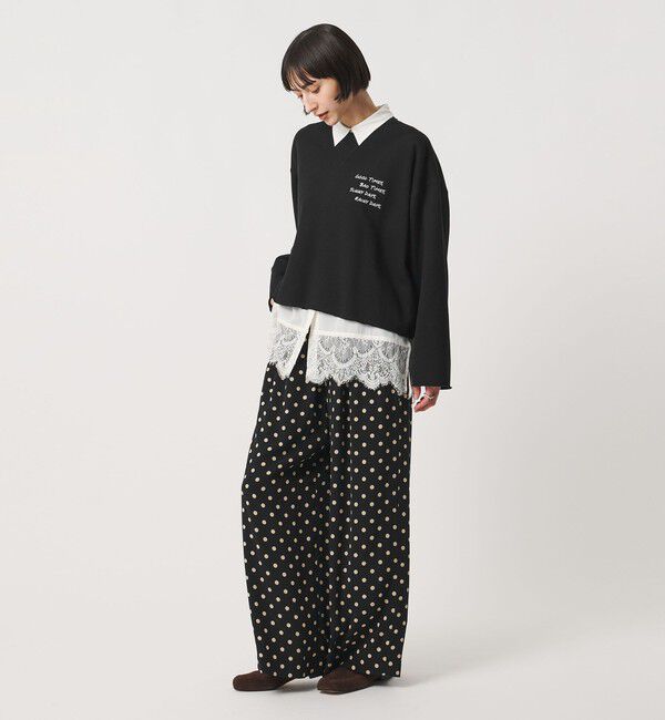 UNITED ARROWS「＜SACRA＞エンブロイダリー スウェット」|スウェット・ジャージ|