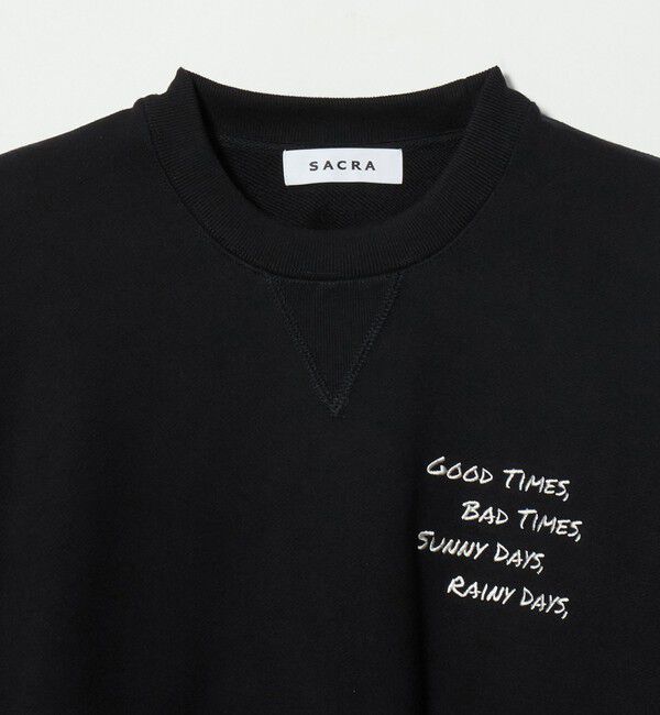UNITED ARROWS「＜SACRA＞エンブロイダリー スウェット」|スウェット・ジャージ|