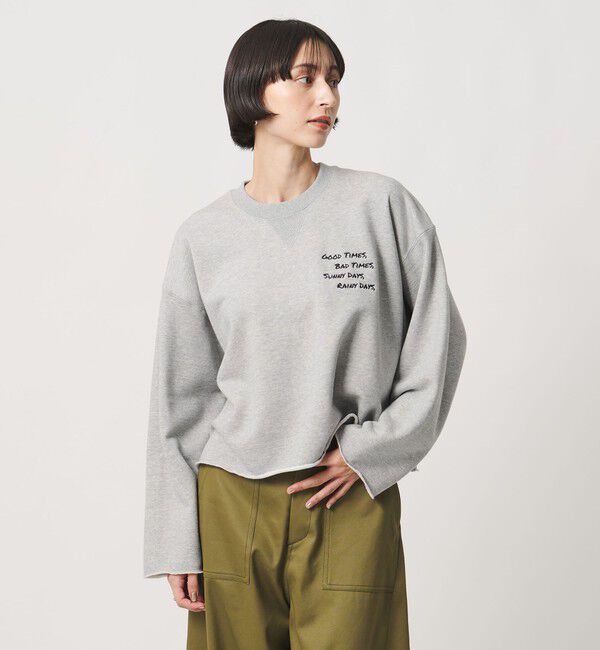 UNITED ARROWS「＜SACRA＞エンブロイダリー スウェット」|スウェット・ジャージ|