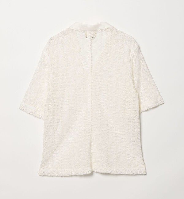 conte「＜conte＞メッシュ スキッパー プルオーバーシャツ」|シャツ・ブラウス|