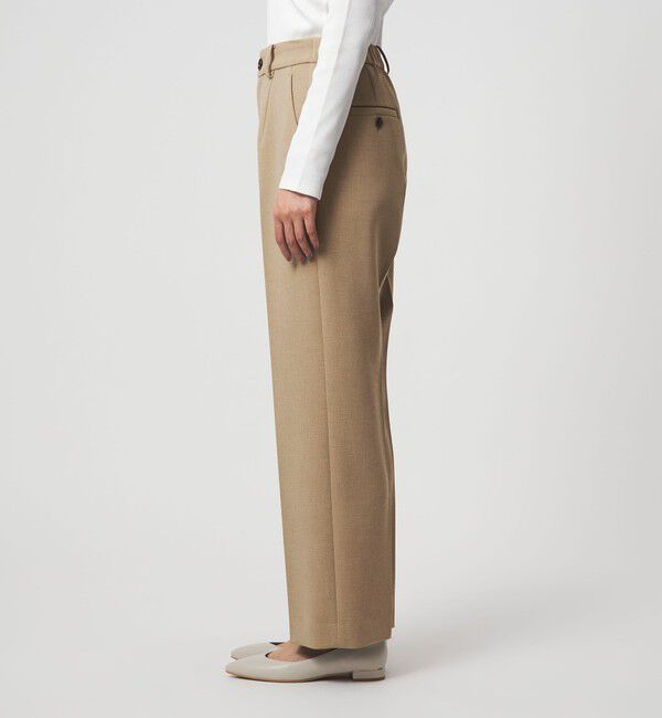UNITED ARROWS green label relaxing「［size SHORT/TALLあり］Daily Chic セミフレア パンツ」|スラックス|