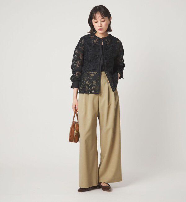 UNITED ARROWS green label relaxing「レース ハオリ ブラウス」|シャツ・ブラウス|