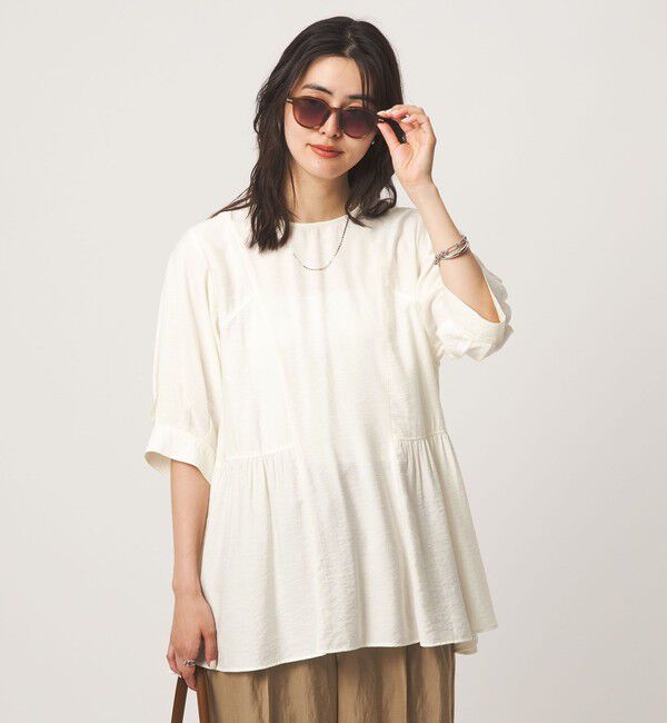 UNITED ARROWS green label relaxing「エアリー ボリューム ブラウス」|シャツ・ブラウス|