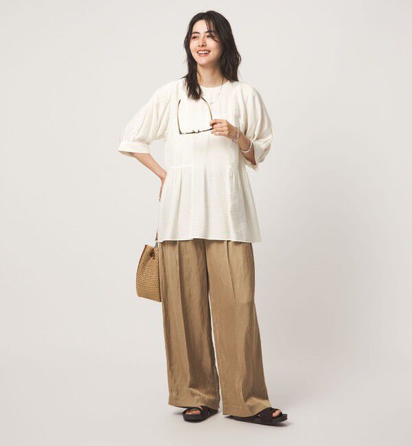 UNITED ARROWS green label relaxing「エアリー ボリューム ブラウス」|シャツ・ブラウス|