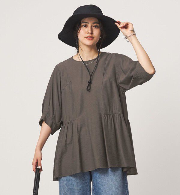 UNITED ARROWS green label relaxing「エアリー ボリューム ブラウス」|シャツ・ブラウス|