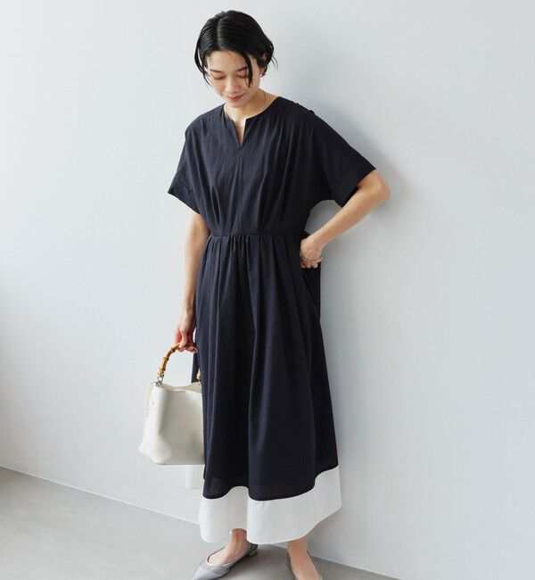 UNITED ARROWS green label relaxing「Breeze Cool ワンピース マシンウォッシャブル 通気性 UVカット」|ワンピース|