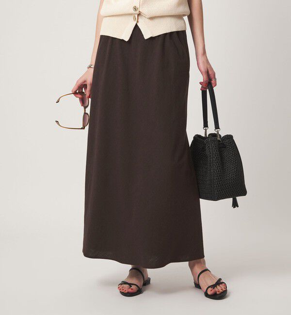UNITED ARROWS green label relaxing「BREEZE LINEN ブリーズリネン ナロー スカート」|スカート|