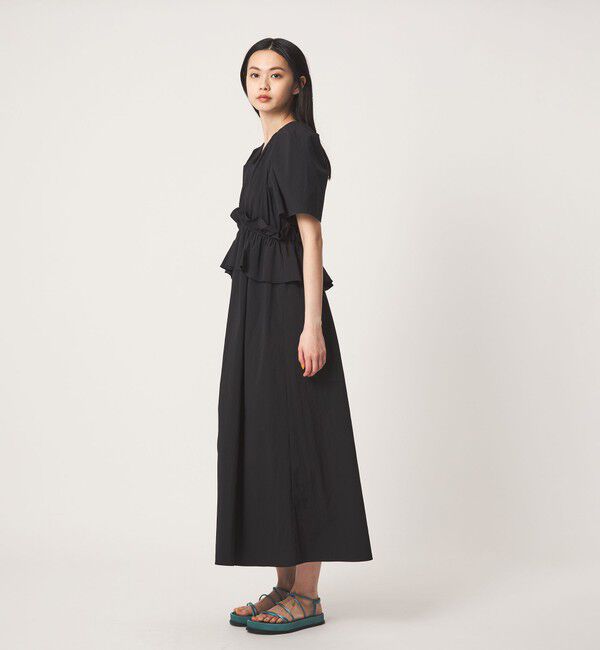 EMMEL REFINES「＜EMMEL REFINES＞EM ウエストフリル パフスリーブ ワンピース」|ワンピース|