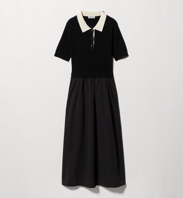 UNITED ARROWS green label relaxing「エリツキ ドッキング ショートスリーブ ワンピース」|ワンピース|
