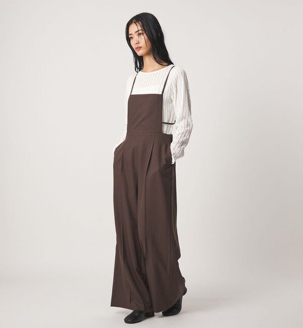 EMMEL REFINES「＜EMMEL REFINES＞EM エプロン キャミ サロペット」|ワンピース|