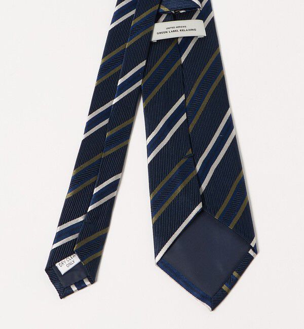 UNITED ARROWS green label relaxing「GLR シルク1 8.0cm ストライプ1 ネクタイ」|ネクタイ・蝶ネクタイ|