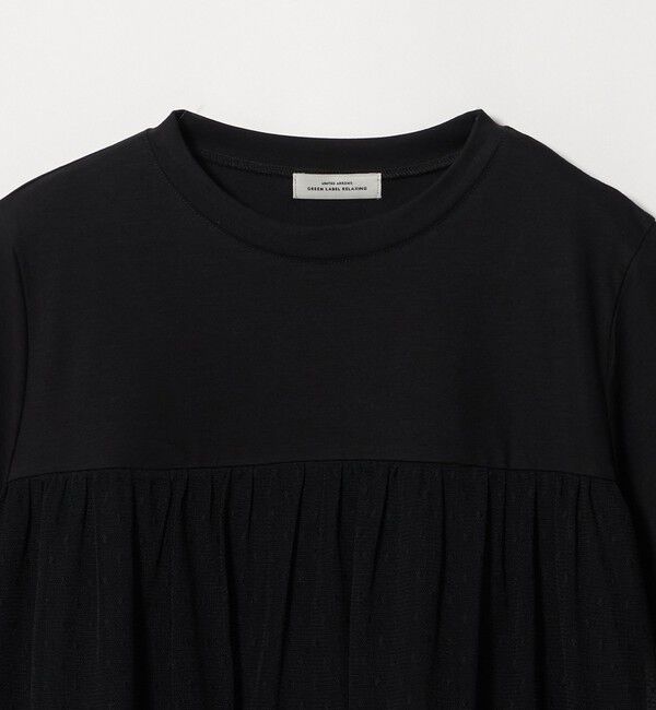 UNITED ARROWS green label relaxing「ドットチュール ティアード プルオーバー カットソー」|Tシャツ・カットソー|