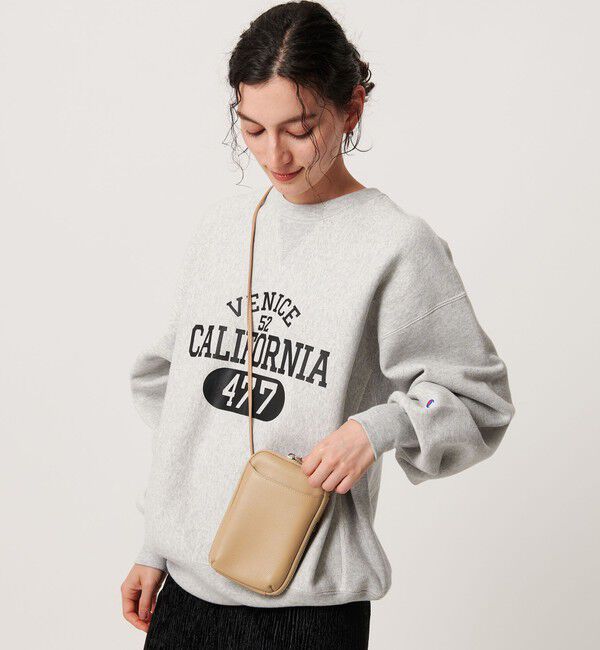 BEAUTY&YOUTH UNITED ARROWS「レザー ジップスリム ウォレットショルダー」|財布|