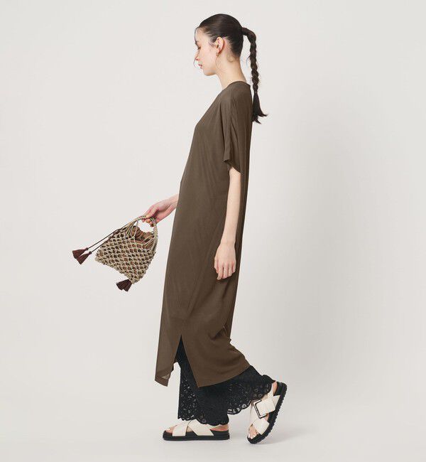 BEAUTY&YOUTH UNITED ARROWS「シフォンレイヤード ドルマンスリーブ ワンピース 」|ワンピース|