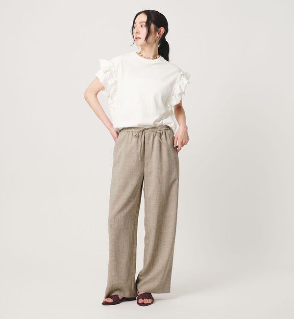 BEAUTY&YOUTH UNITED ARROWS「リネンライク ライトイージーパンツ ウォッシャブル 防シワ」|その他|