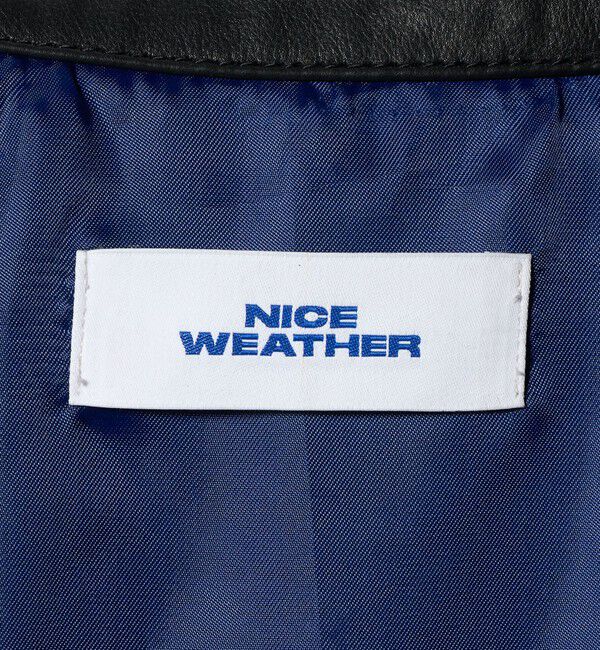 NICE WEATHER「＜NICE WEATHER＞バッファローレザー トラッカージャケット」|その他|