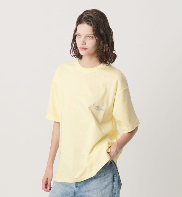 California General Store「＜CGS.＞オーガニック コットン クルーネック ロゴ Tシャツ」|Tシャツ・カットソー|