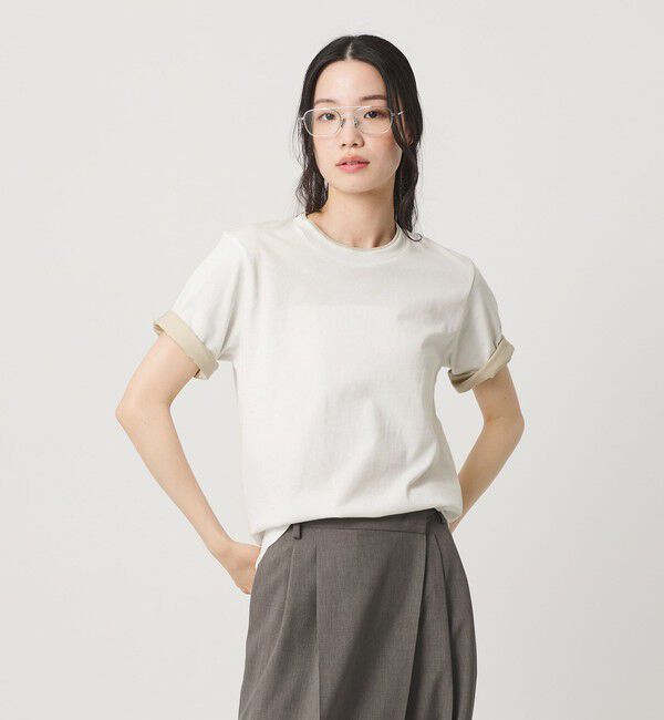 BEAUTY&YOUTH UNITED ARROWS「コットン レイヤード クルーネックTシャツ」|Tシャツ・カットソー|