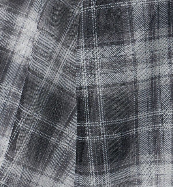 BEAUTY&YOUTH UNITED ARROWS「【WEB限定】オンブレーチェック シアーバンドカラーシャツ ウォッシャブル」|シャツ・ブラウス|