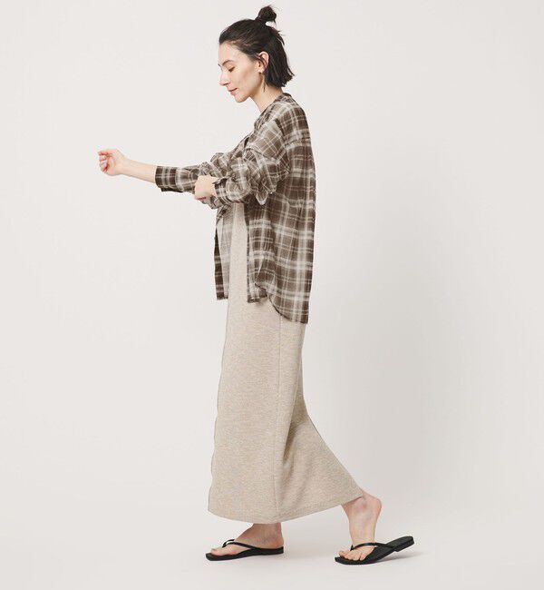 BEAUTY&YOUTH UNITED ARROWS「【WEB限定】オンブレーチェック シアーバンドカラーシャツ ウォッシャブル」|シャツ・ブラウス|