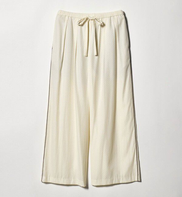 BEAUTY&YOUTH UNITED ARROWS「ドット パイピング ワイド イージーパンツ ウォッシャブル/ライナー」|その他|