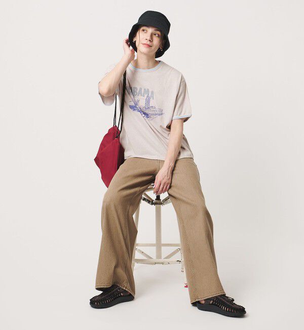 BEAUTY&YOUTH UNITED ARROWS「【別注】＜RUSSELL ATHLETIC＞リンガー Tシャツ」|Tシャツ・カットソー|