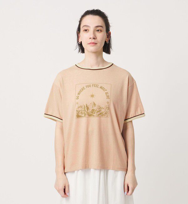 BEAUTY&YOUTH UNITED ARROWS「【別注】＜RUSSELL ATHLETIC＞リンガー Tシャツ」|Tシャツ・カットソー|