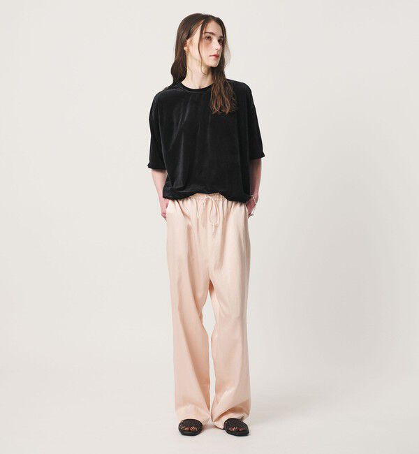 BEAUTY&YOUTH UNITED ARROWS「【WEB限定】シアー ベロア スウェット Tシャツ」|Tシャツ・カットソー|