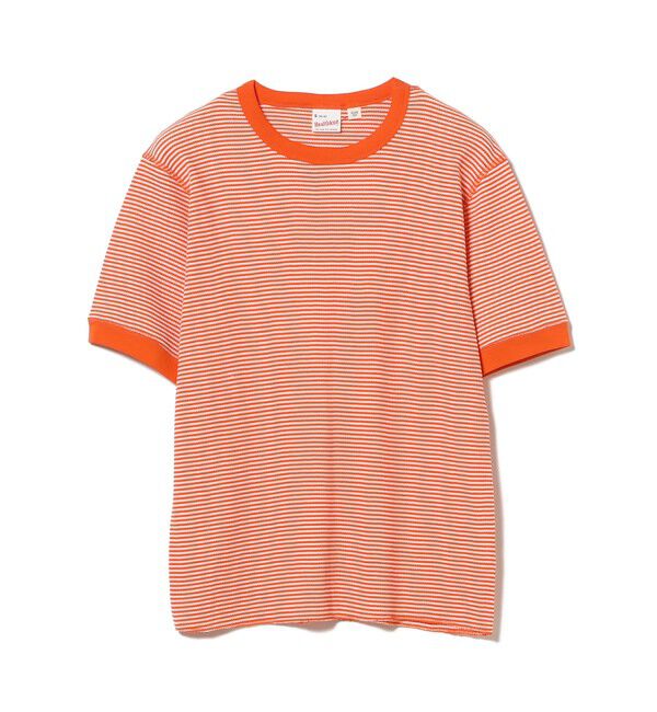 BEAMSBOY「【別注】Healthknit / ワッフル ボーダー Tシャツ」|Tシャツ・カットソー|