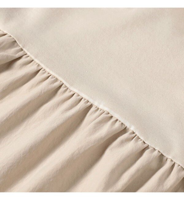 Demi-Luxe BEAMS 「【UVカット】コンビ ティアード プルオーバー」|シャツ・ブラウス|