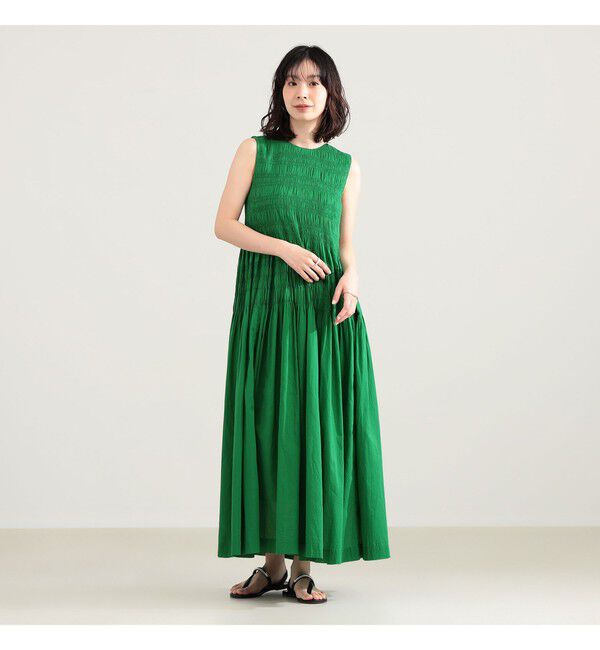 Demi-Luxe BEAMS 「ne Quittez pas / ボイル シャーリング ワンピース」|ワンピース|
