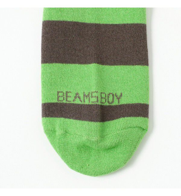 BEAMSBOY「テレコ ボーダー 3/2」|ソックス|