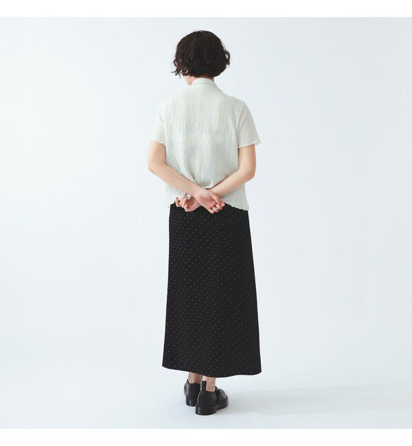 Ray BEAMS 「シュリンクメロー ジップ ポロ カーディガン」|カーディガン|