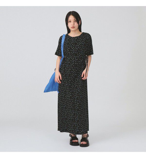 Ray BEAMS 「フラワー プリント カットアウト ワンピース」|ワンピース|