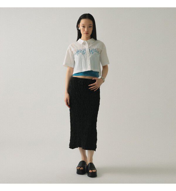 Ray BEAMS 「カットワーク レース シャツ」|シャツ・ブラウス|