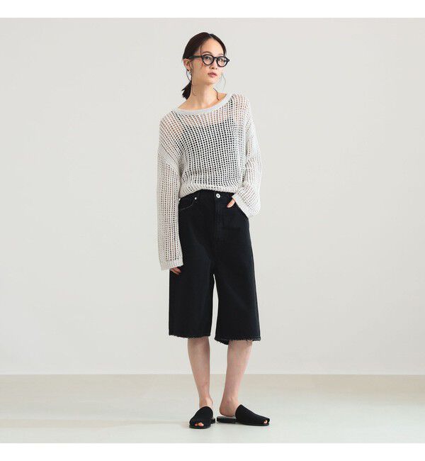 Demi-Luxe BEAMS 「3ゲージ コットン メッシュ プルオーバー」|ニット・セーター|