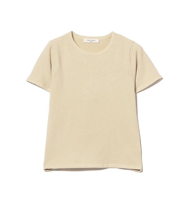 Demi-Luxe BEAMS 「ブークレ クルーネック Tシャツ」|ニット・セーター|