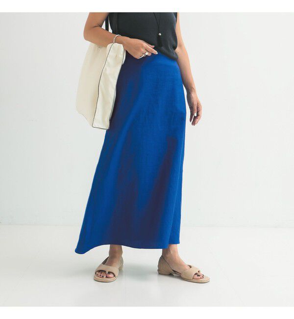 Demi-Luxe BEAMS 「シンプル リネン スカート .M」|スカート|MODERN_BLUE