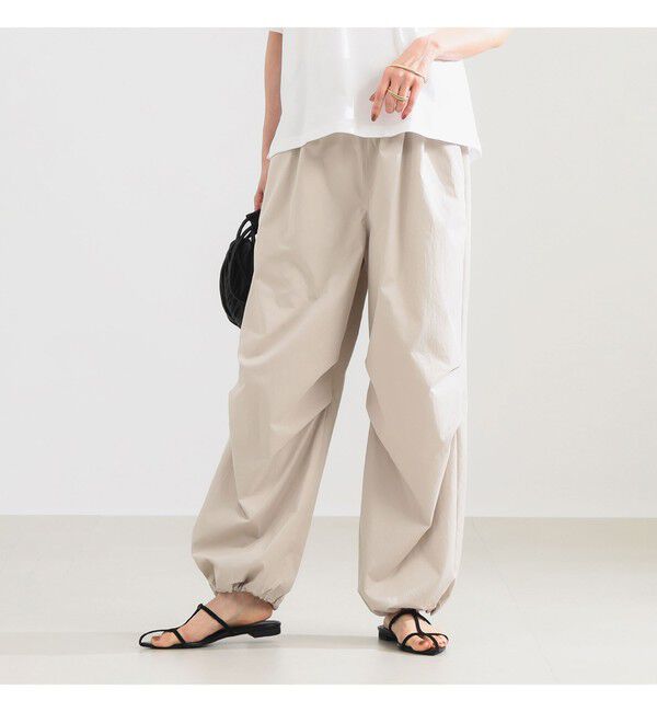 Demi-Luxe BEAMS 「ドロスト タフタ パンツ」|チノ|