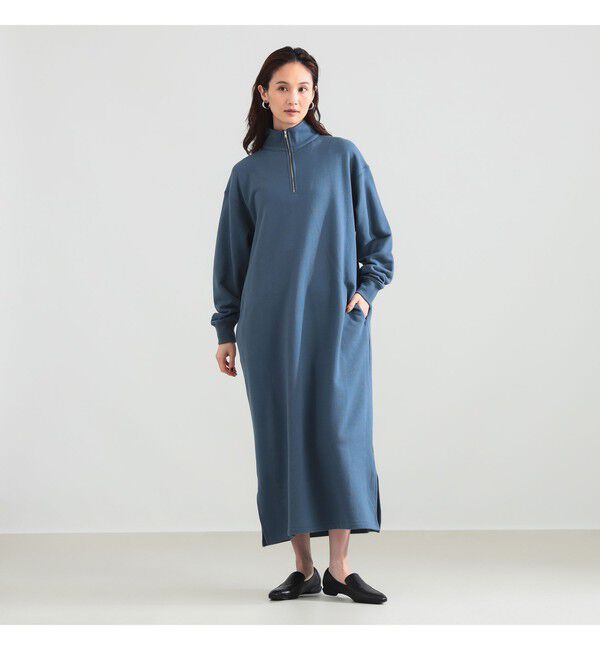 Demi-Luxe BEAMS 「【別注】SLOANE / 裏毛 ハーフジップ ワンピース」|ワンピース|