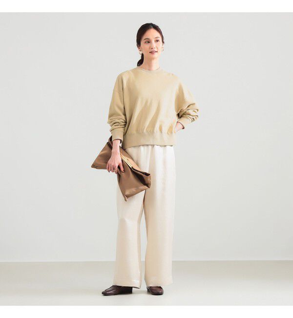 Demi-Luxe BEAMS 「【別注】SLOANE / 裏毛 ショート丈 ロングスリーブ スウェット」|パーカー|