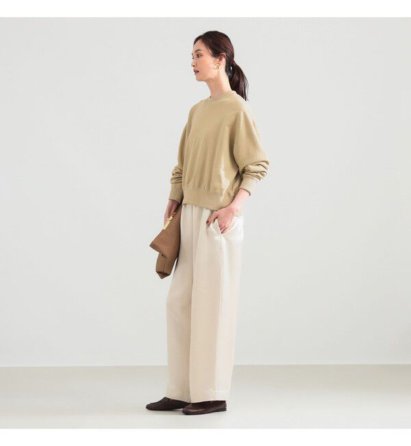 Demi-Luxe BEAMS 「【別注】SLOANE / 裏毛 ショート丈 ロングスリーブ スウェット」|パーカー|