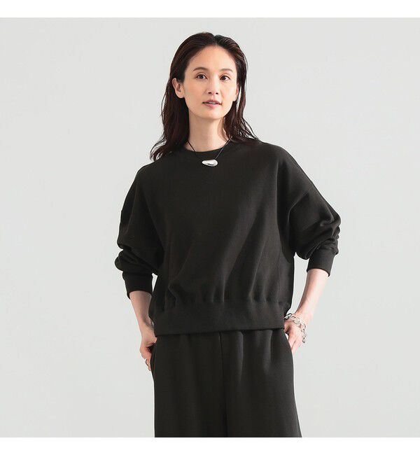 Demi-Luxe BEAMS 「【別注】SLOANE / 裏毛 ショート丈 ロングスリーブ スウェット」|パーカー|