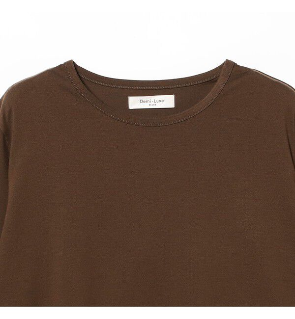 Demi-Luxe BEAMS 「レース 切り替え Tシャツ」|Tシャツ・カットソー|